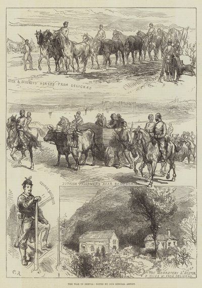 La Guerra en Serbia de Sir John Charles Robinson